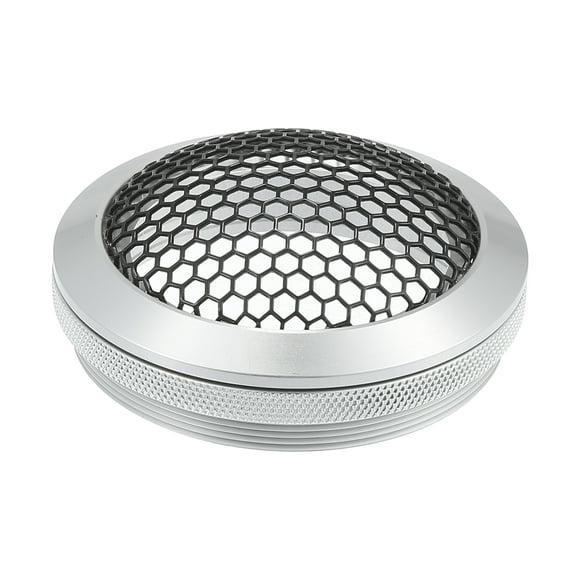 Unique Bargains 1 Pcs 2" Car Speaker Grills Cover Mesh Audio Subwoofer Protector Silver Tone Black
