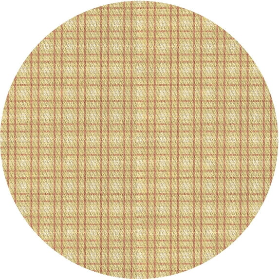 Ahgly Company Machine Washable Indoor Square Transitional Bronze Brown Area Rugs, 3' Square
