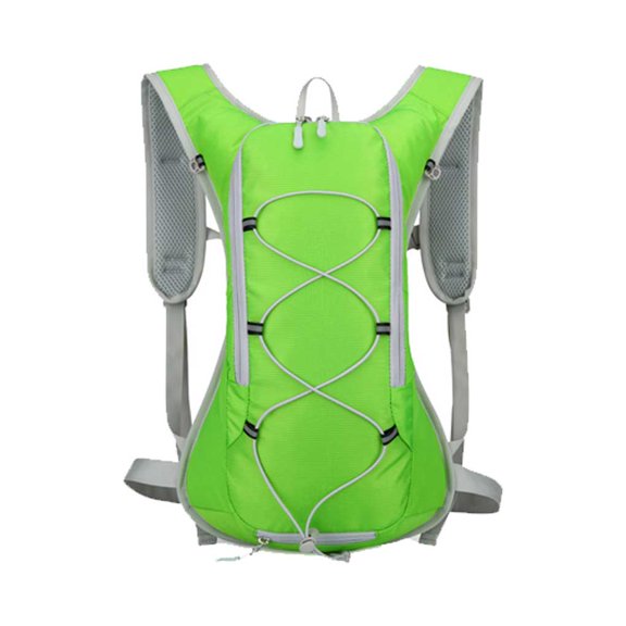 Eigraketly Bolsa de chaleco para correr plegable profesional transpirable mochila de montar resistente al desgaste mochila de vejiga viajes al Mochilas de mochilero Verde