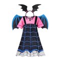 thumbnail image 3 of Disfraz de Halloween para niñas, disfraz de bruja vampiro, Caperucita Roja, disfraz de murciélago, conjunto de vestido de Diablo, 2024, 3 of 5