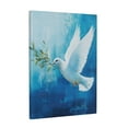 thumbnail image 3 of CozyNet Dove With Olive Branch Flying Over Calm Waters, Symbolizing Peace & Divine Promise Wall Art Prints With Frame Canvas Perfect for Living Room & Bedroom, Ready to Hang, Wall Decor 12"x16", 3 of 10