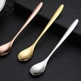 thumbnail image 5 of Spoon, Coffee Stirrers, Stainless Steel Coffee Spoons, Ice Cream Spoon, Cocktail Stirring Spoons, Tea Spoons, Set of 12golden, 5 of 5