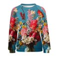 thumbnail image 7 of Sweatshirt For Womens Crewneck Watercolor Wildflowers Hoodies Teen Girls Cute, 7 of 7