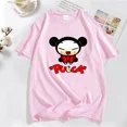 thumbnail image 5 of Funny Cartoon Pucca China Doll T-shirt Men Women Cute Graphic T Shirts Cotton Short Sleeve Men's Clothes Anime Tee Shirt, 5 of 10