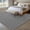 Dark Gray, variant on Round Area Rugs Collection 3 Ft, Vintage Peach Pink Non-Slip Residential Carpet, Farmhouse Retro Solid Color Linen Texture Indoor Crawling Mats Doormat Runner Rugs Play Mat for Bedroom