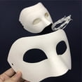 thumbnail image 2 of Aspire 12 PCS Paper Mache Masks for DIY Craft, Halloween Paintable White Masks Masquerade Masks Party Supplies, 2 of 7