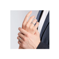 thumbnail image 4 of 2 Anillos De Compromiso Plata 925 Hombre Y Mujer Ajustables plata, 4 of 4