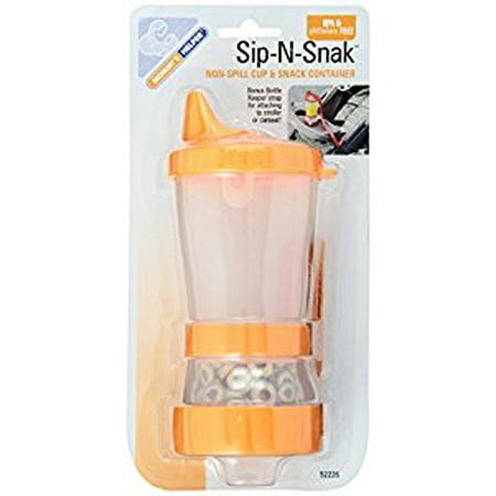 Mommys Helper Sip-N-Snak Non-Spill Cup and Snack Container, Colors May