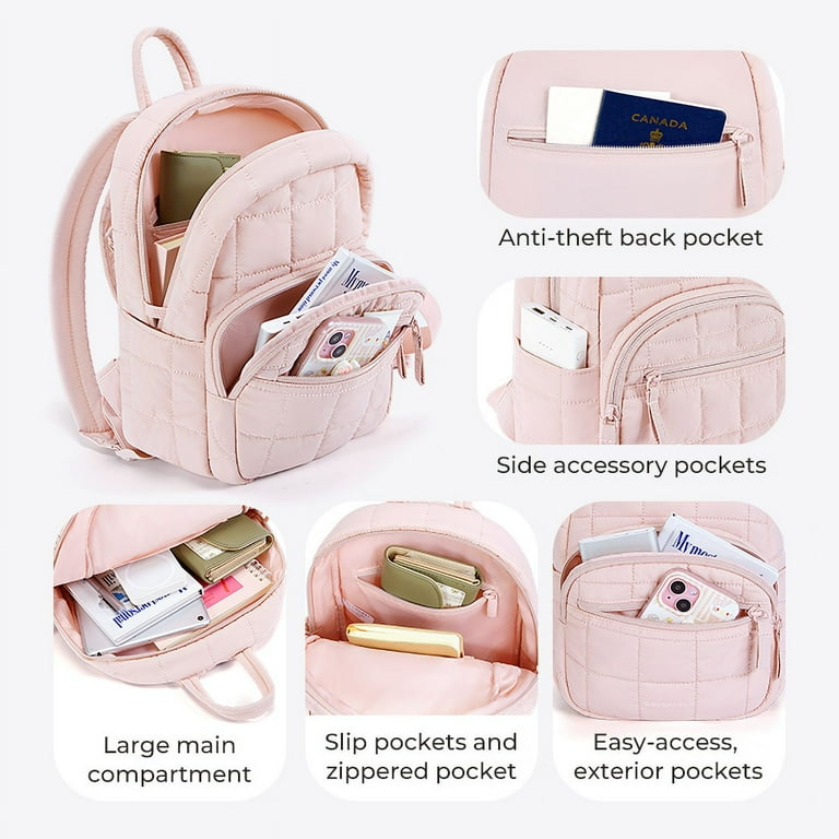 blush mini backpack purse WisePoint Womens Small Purse, PU Leather Backpack Handbag Small Backpacks for Women, Cute Backpacks (pink) : Clothing, Shoes & Jewelry Mini backpacks are having a moment BAGSMART Bubble Daypack, Small /