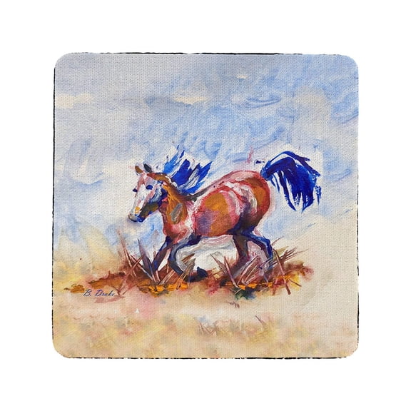 Betsy Drake Interiors s Wild Horse Coaster Set of 4
