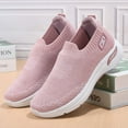 thumbnail image 3 of LYU Women's One-Step Sneakers, Women's Breathable Sneakers, Soft Sole, Comfortable, pink, Size 6.5, 3 of 6