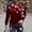 Wine, variant on SERTG Men's Christmas Print Sports Shirt Long Sleeve Round Neck Casual Fashion Top Men Blouses Shirts Men's Christmas Tops(Wine,2XL)