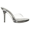 thumbnail image 2 of Vanity 4.5" Heel Clear Mule Shoe, 2 of 8