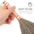 thumbnail image 4 of Miangastore Hand Made Palm Fiber Duster Short Handle Duster Small Broom Household Dust Duster, 4 of 8