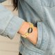 thumbnail image 3 of Pulsera con diseño de cadena cubana Abertura ajustable Accesorios de moda de gama alta para mujer Chica, 3 of 7