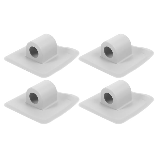 SOPOTUTU 4Pcs Universal Canoe Side Motor Mount Bracket Grey PVC Material for Boat Engine Stability
