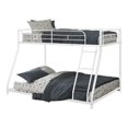 thumbnail image 2 of Furniture of America Brouse Kids White Twin Over Full Bunk Bed, 2 of 6