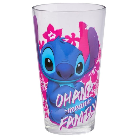 Vaso de cerveza Silver Buffalo Lilo y Stitch Ohana Means Family