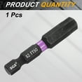 thumbnail image 3 of Uxcell TT50 Torx Impact Screwdriver Bit 1/4" Hex Shank 2" Long Magnetic with Hole, 3 of 7