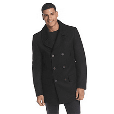 Ralph Lauren Men's Wool Peacoat Black Size 42