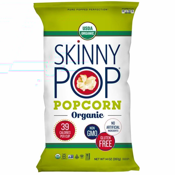Skinny Pop Organic Popcorn, 14 oz