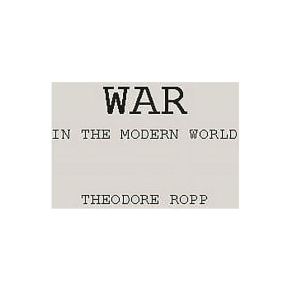 War in the Modern World, (Hardcover)
