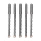 thumbnail image 5 of 5 Pcs Rotary Hammer Drill Bit 160mm Length 2 Flute Self Centering Carbide Tip Impact Drill Bits for Brick Stone Concrete 8mm/0.31in, 5 of 5