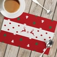thumbnail image 1 of SZXZYGS Christmas Linen Placemat Insulated Mat Table Mat Party Home Napkins Holiday Kitchen Supplies, 1 of 4