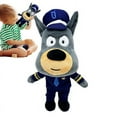 thumbnail image 2 of Juguete de peluche del Sheriff Labrador para niños, muñeco de policía de 30cm, sargento de seguridad de Anime, perro Labrador, Lobo, regalo, 2 of 5