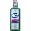 ACT Advanced Care Plaque Guard Antigingivitis/Antiplaque Mouthwash, Clean Mint, 18 Oz