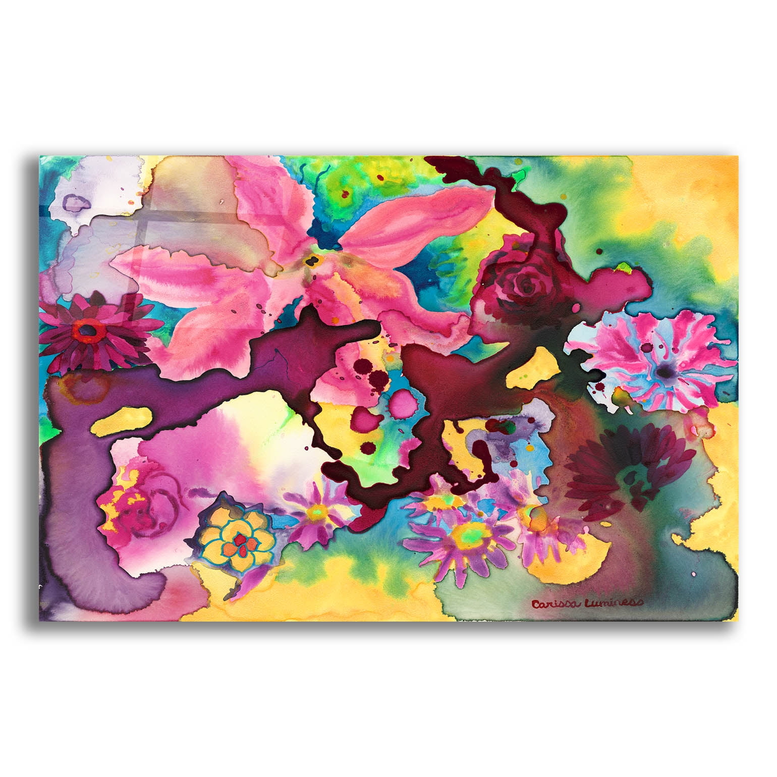 Epic Art 'Cosmic Consciousness' by Carissa Luminess, Acrylic Glass Wall