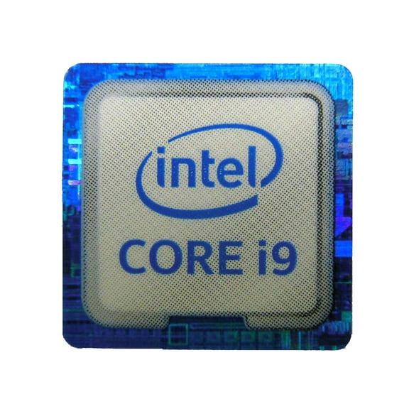 Intel Core i9 Sticker 18 x 18mm / 11/16" x 11/16" [1090]