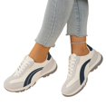 thumbnail image 5 of Willtoo Womens Casual Sneakers Lace Up Low Top Walking Shoes Lightweight Soft Sole Retro Athletic Fashion Trainers, 5 of 5