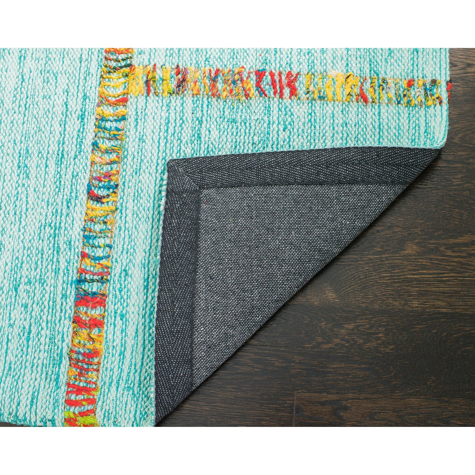 Anji Mountain Aditi Blue Flatweave Rug