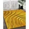 thumbnail image 3 of Ahgly Company Machine Washable Indoor Round Transitional Orange Area Rugs, 8' Round, 3 of 7