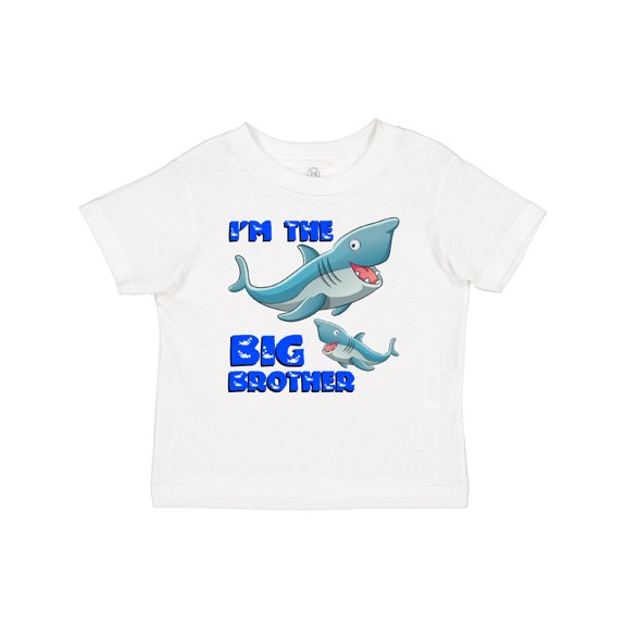 Inktastic I'm the Big Brother Shark Boys Baby T-Shirt