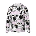 thumbnail image 2 of Lsque Cute Animal with Cow UPF 50+ Lightweight Sun Protection Men's Women's Long Sleeve Shirt, Hoodie Performance -3X-Large, 2 of 9