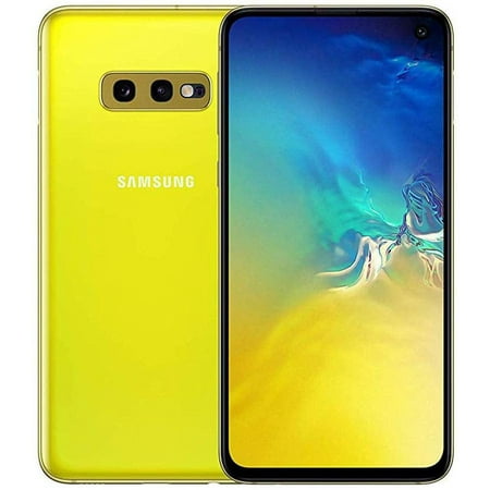 Samsung Galaxy S10e 128GB SM-G970F Hybrid/Dual-SIM (GSM Only, No CDMA) Factory Unlocked 4G/LTE Smartphone - International Version (Canary Yellow)