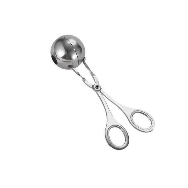 Bewildely Máquina para hacer albóndigas de acero inoxidable, utensilio de cocina profesional, Manual, herramientas para hacer bolas, accesorio para Cocina y Comedor L Bewildely HA064141-02