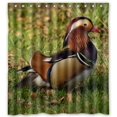 thumbnail image 1 of ABPHQTO Cortina de ducha pato mandarín Cortina de ducha impermeable 160x180 cm, 1 of 2