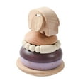thumbnail image 2 of Bloques Apilables de Madera CUTICAT Adornos de Construcción Elefantes Educativo Juguete Montessori, 2 of 8