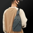 thumbnail image 2 of IFNWSV Chest Bag for Men, Anti-theft Shoulder Bag, Water-proof Messenger Bag Travel Chest Bag for Traveling Hiking, 2 of 5