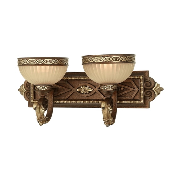 Livex Lighting Seville Bath in Palacial Bronze with Gilded Accents