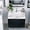 White Marble 439, variant on 31 Inch Sintered Stone Vanity Top with Undermount Sink, Carrara White Marble Vanity Top for 30 Inch Cabinet, Pre-Drilled 8 Inch Faucet Hole Spread