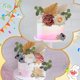 thumbnail image 4 of Billuyoard 24 adornos para tartas de cumpleaños con bolas para decorar tartas, cumpleaños, bodas y palmeras. Kits de decoración para fiestas, 4 of 5