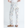 thumbnail image 3 of Free Assembly Women's Floral Pants with Chop Pockets, Sizes XS-XXL, 3 of 5