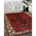 thumbnail image 3 of Ahgly Company Machine Washable Indoor Square Traditional Chestnut Brown Area Rugs, 6' Square, 3 of 7