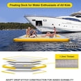 thumbnail image 5 of FBSPORT Inflatable Floating Dock Mat Swimming Water Platform 10 ft x 10 ft, 5 of 9