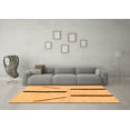 thumbnail image 3 of Ahgly Company Indoor Rectangle Solid Orange Modern Area Rugs, 5' x 7', 3 of 4