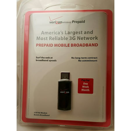 USB760 3G Prepaid USB Broadband Device, Type A USB portWalmartpatibility By (Best Value Prepaid Mobile Broadband)